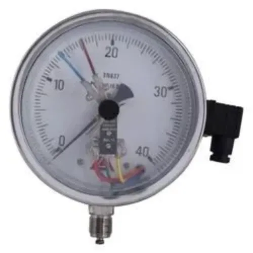 4 inch / 100 mm Electrical Contact Pressure Gauge, 40psi