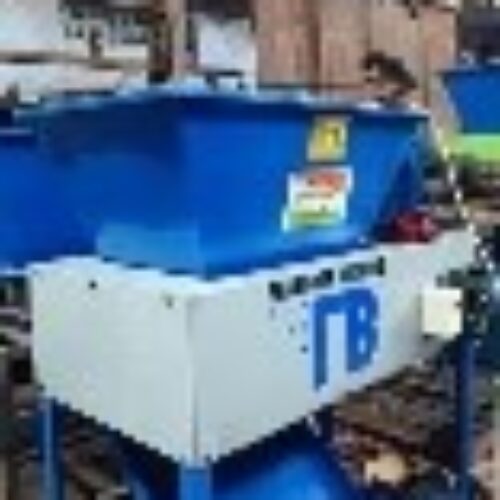 Double Shaft Twinshaft Plastic Recycling Machine, For Outdoor
