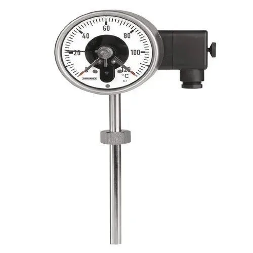 Ramco Instruments Stainless Steel Electric Contact Temperature Gauge, For Industrial use
