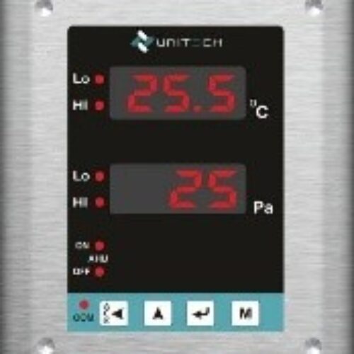 SS316 Clean Room indicator Temperature & Room Pressure Monitor, Model Name/Number: UT-1405