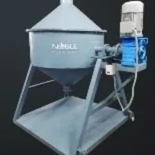 Stainless Steel Industrial Powder Mixer, Automation Grade: Manual and Semi-Automatic, Capacity: 50 Kgs