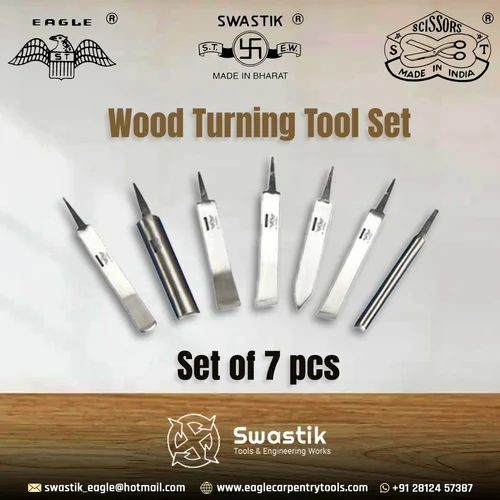Diffrent Shapes CARBON STEEL Woodworking Lathe Tools, For Wood Turning