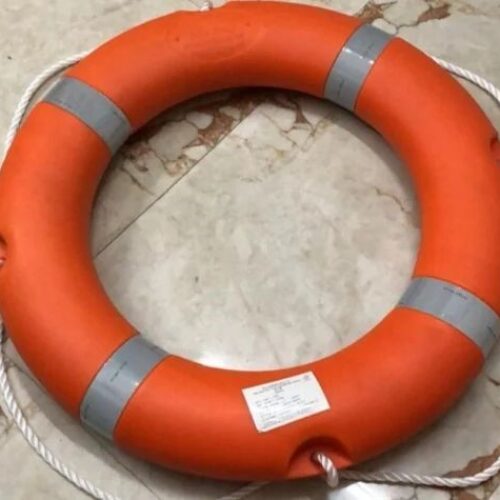 Red Lifebuoy Safety Ring, Round