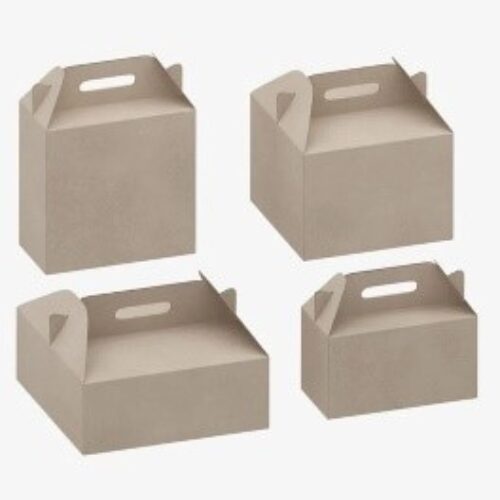 Brown Cardboard Food Packaging Box
